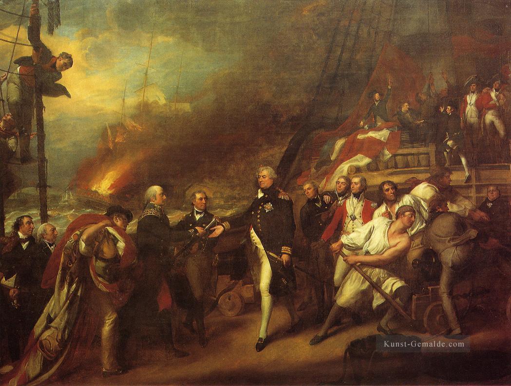 der Sieg von Lord Duncan aka Kapitulation der Niederlande Admiral De Winter kolonialen Neuengland John Singleton Copley Ölgemälde